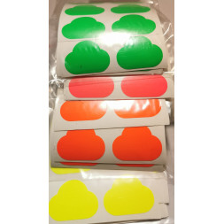 Stickers Clouds Fluo x36...